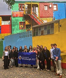 University of Pittsburgh School of Nursing study abroad student group