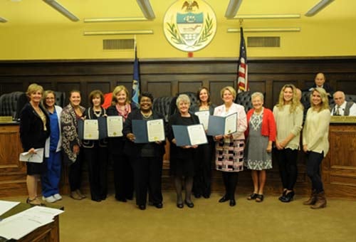 photo of Pitt Nursing with Allegheny County Council