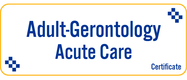 Adult-Gerontology Acute Care Certificate button