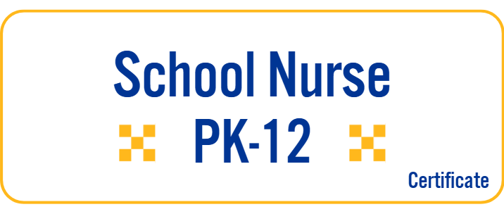 School Nurse PK-12 Certificate button