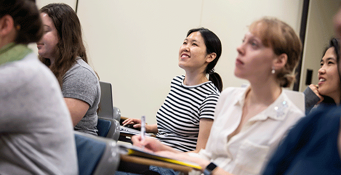 PhD Nurses in Class Room