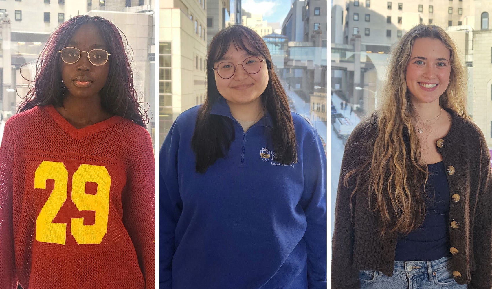 three Pitt Nursing students Gilman International Scholarship recipients