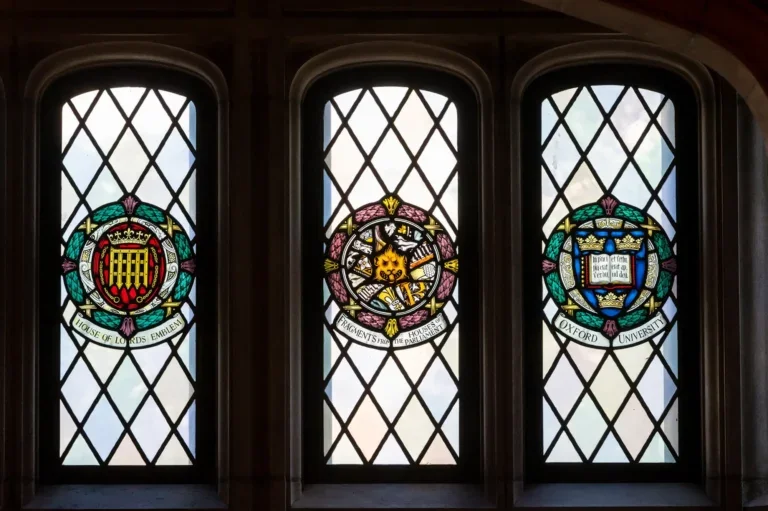 Image of three stained glass windows