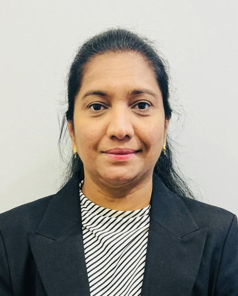Headshot of faculty member Vasantha Gurusamy